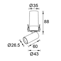 9137 Встраиваемый светильник GARDA