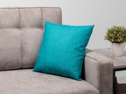 Подушка 45*45 арт. Осло азур (лазурный)