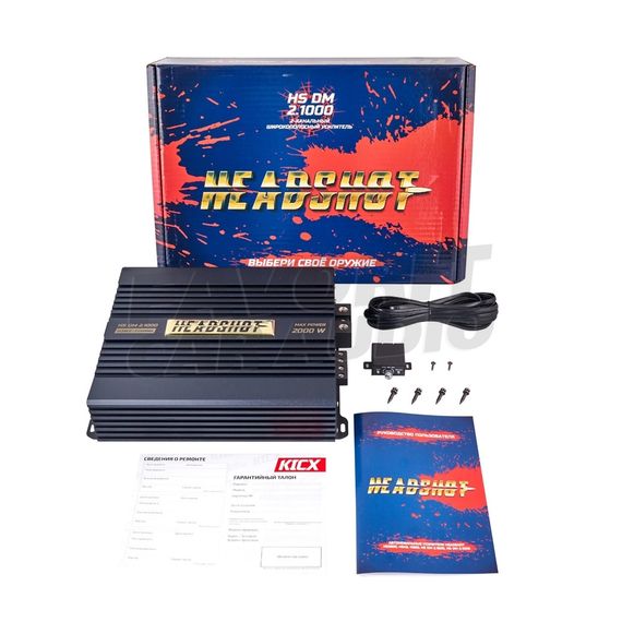 Усилитель Kicx HeadShot DM 2.1000