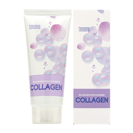 Балансирующая пенка для умывания с коллагеном Tenzero Balancing Foam Cleanser Collagen (100мл)
