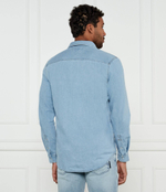 Джинсовая рубашка Tommy Jeans - голубой(DM0DM21146)