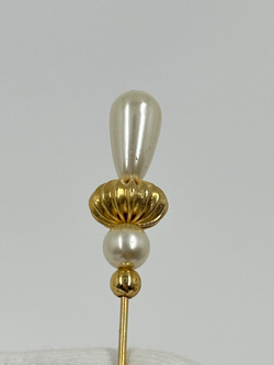 Брошь булавка с «жемчугом»
