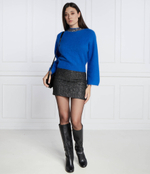 Хлопковый свитер Liu Jo - голубой(CF3071 MA97L)