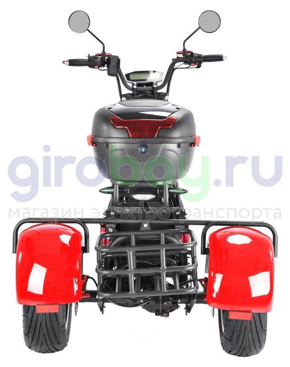 Электроскутер CityCoco WHITE SIBERIA PRO TRIKE 3000W (Красный) фото 2 фото №7