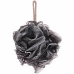 Мочалка нейлоновая «Premium - FAGORA», цвет белый / черный, 50гр (ZIP пакет)