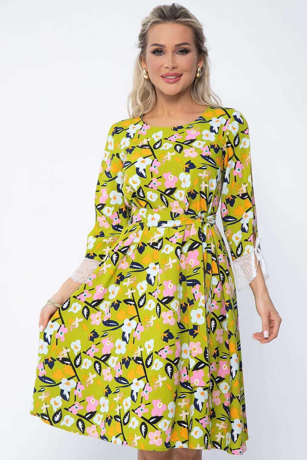 Платье Яна (зеленое) П13639-33М LT Collection