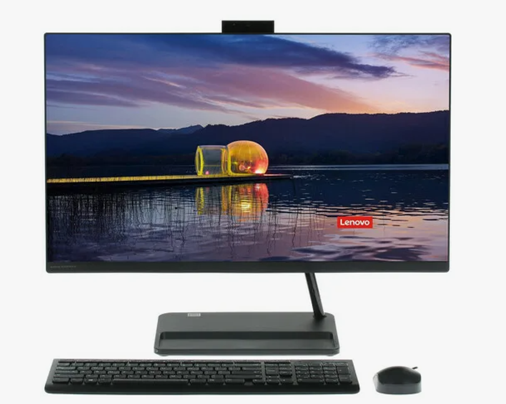 24" Моноблок Lenovo ideaCentre AIO 3 24ALC6 (1920x1080, AMD Ryzen 5 5700U, Ram 8ГБ, SSD 256ГБ, AMD radeon Graphics, Win 10))