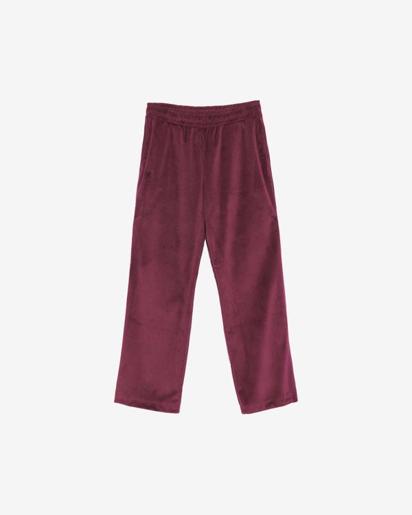 Брюки вельветовые #6 бордовые - фото 1