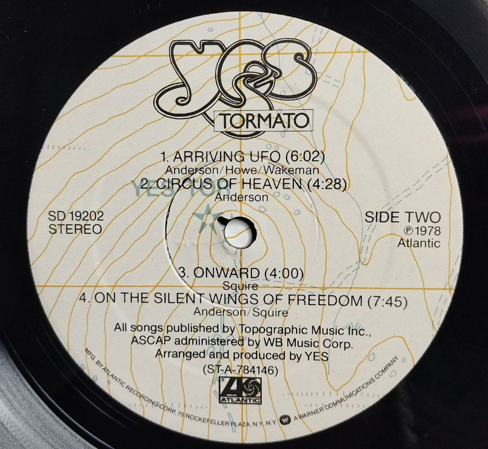 Винтажная виниловая пластинка LP Yes Tormato (USA 1978) SD-19202