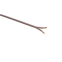 Акустический кабель ЭРА 2х0,25 мм2 прозрачный, 100м | Акустический кабель