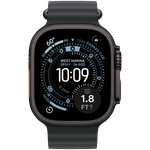 Apple Watch Ultra 3 GPS + Cellular 49mm Black Titanium Case with Black Ocean Band,Model A3281