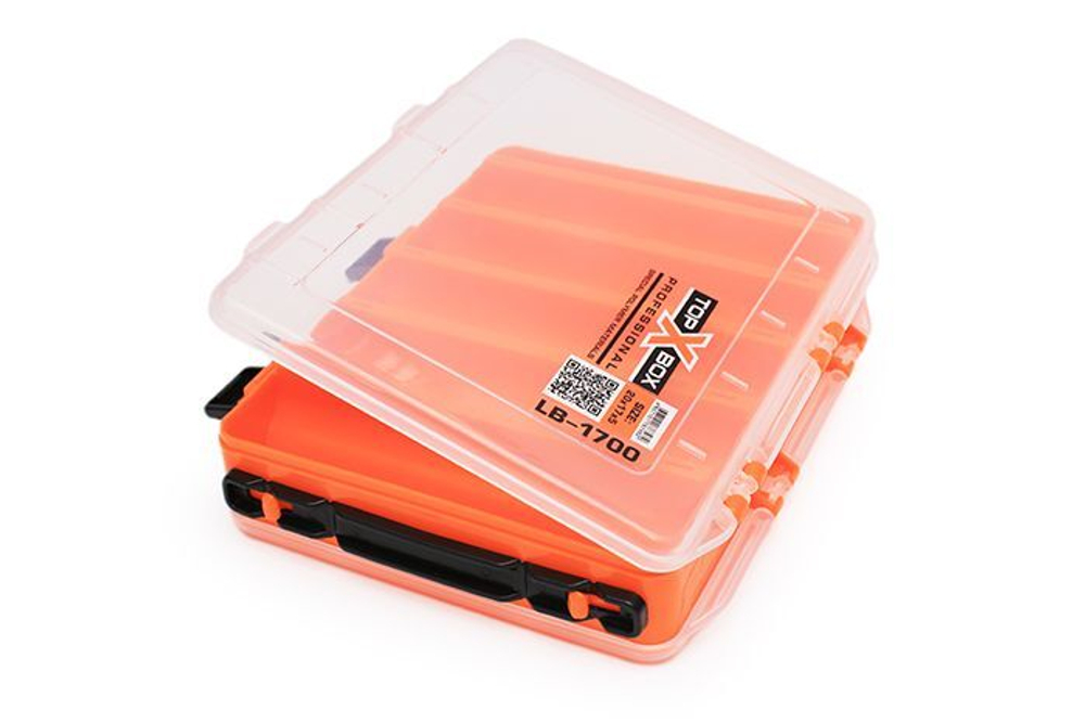 Коробка для приманок LB - 400, оранжевое основание