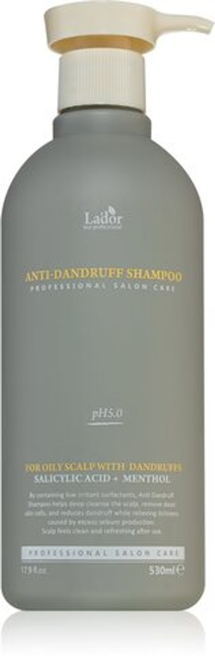 La'dor Anti-Dandruff - шампунь глубокого очищения от перхоти /   530  ml  / GTIN 8809500814566
