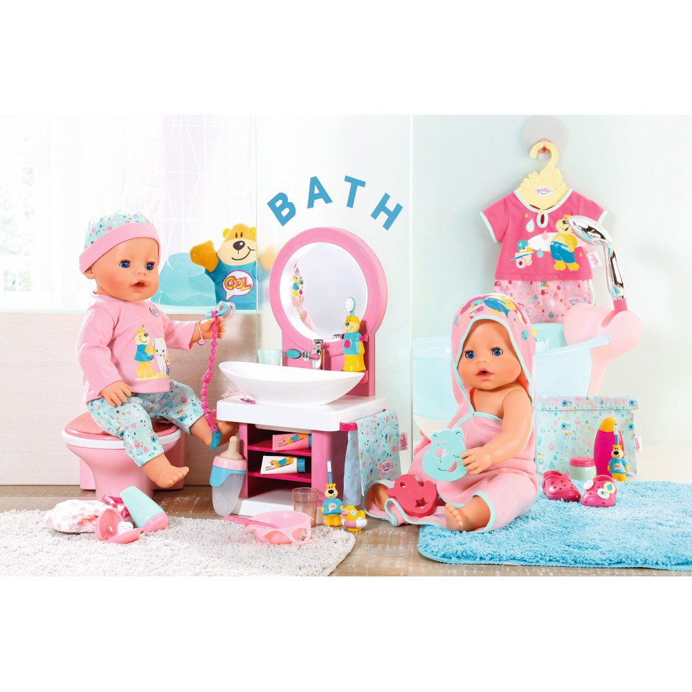 BABY born - Набор для чистки зубов Туалетный столик Раковина 827093