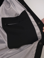 Ветровка с капюшоном черная Город Горький