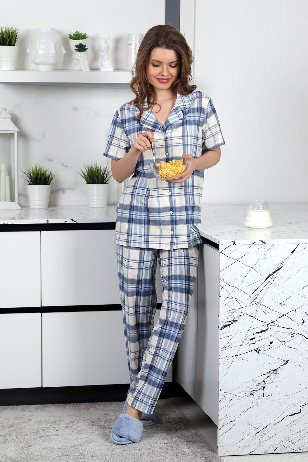 Пижама Шик-1 Виотекс ГОЛУБОЙ