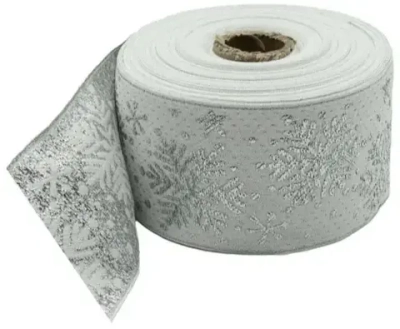 Тесьма жаккард с метанитом с1858, рис. 9250, ш. 6,5 см.