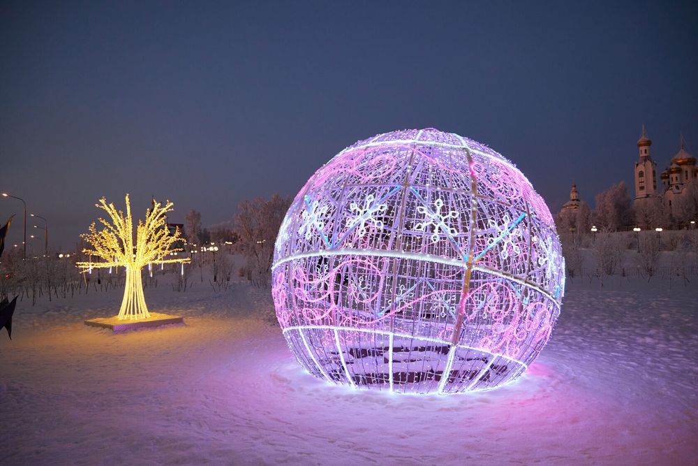 Светодиодный шар "Полярный"