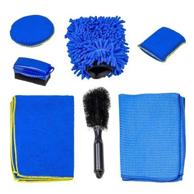 Набор для мойки а/м 7пр. (щетка для дисков с комплектом полотенец и губок) Forsage F-CWK5238