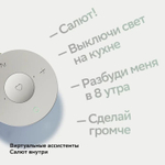 Умная колонка SBER Boom Mini SBDV-00095, 5Вт, с Салют, белый [sbdv-00095g]