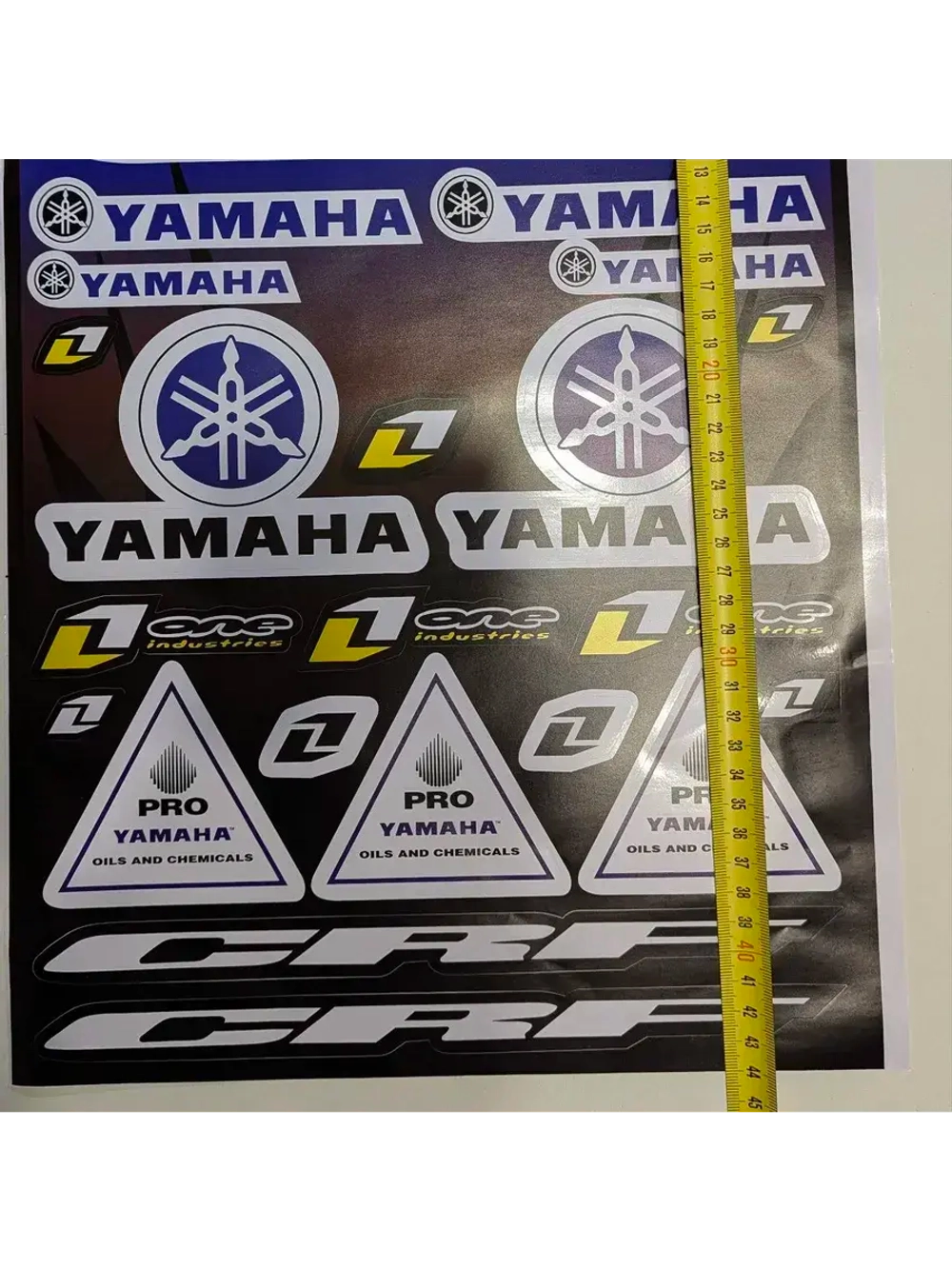 Лист наклеек для стикербомбинга мотокросс