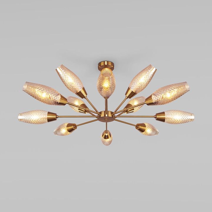 Подвесная люстра Eurosvet Thalia 60140/12 золото