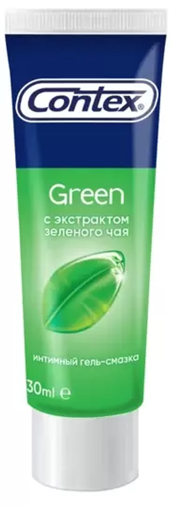 Гель-смазка Contex 30мл Green антибактер.