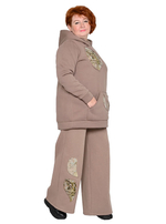 Толстовка из футера с начесом Бабочки