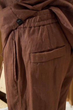 Льняной костюм Ermenegildo Zegna