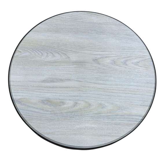 Стол журнальный МеталлАрт М011 бежевый дуб/черный малый