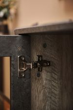 Коллекция Клео Витрина Дуб Юкон/Ателье темное (Набор)