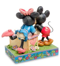 Disney Traditions Disney-6000970 Фигурка «Микки и Минни (Будка поцелуев)»