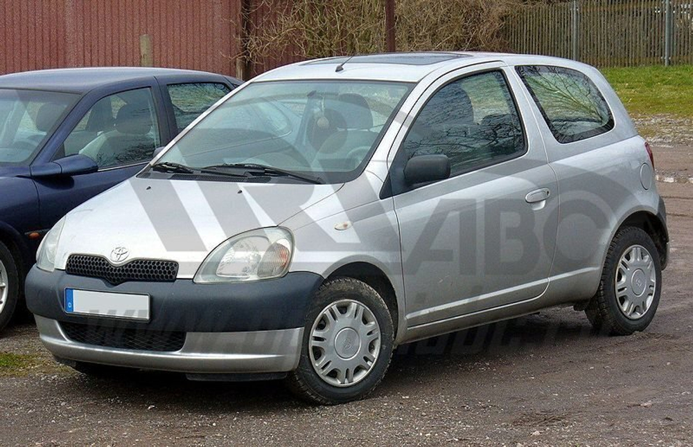 Защита картера и КПП (увеличенная) (сталь 2 мм) для Toyota Yaris (XP10) 1999-2006 (V - 1.0; 1.3; 1.5), Toyota Vitz (XP10) 1999-2005 (V - все, 2WD), To Alfeco.ALF2444st