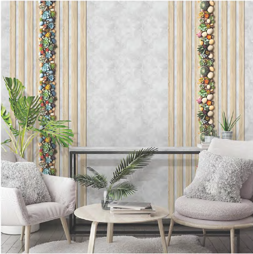 Панель ПВХ фотопечать 157 Люкс Грей 2700х250 мм