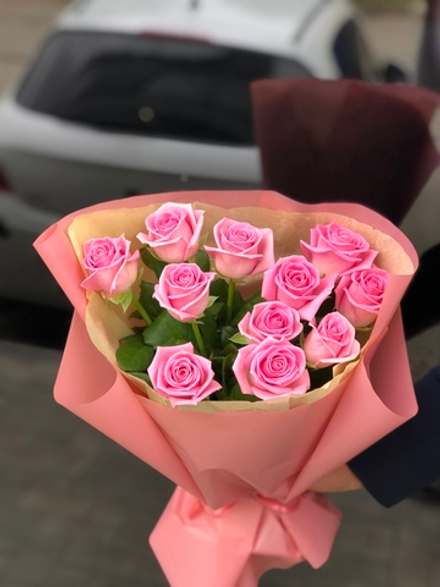 Букет из роз "11 розовых роз"