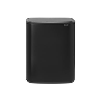 Мусорный бак Bo Touch Bin 2x30л Brabantia Черный матовый