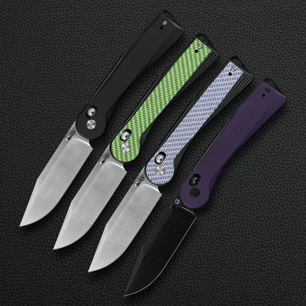 Нож Трек / Trek фиолетовый карбон