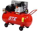Компрессор поршневой ременной 220В 500л/мин. ресивер-200л одноступенчатый GTE
