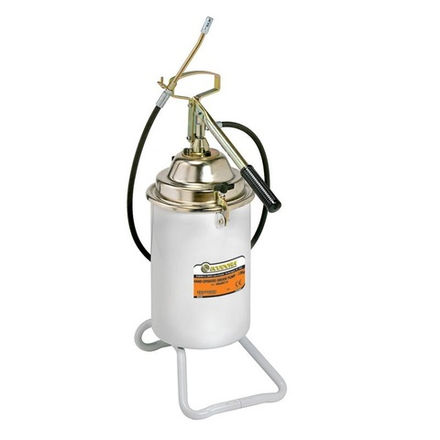 Емкость для заправки консистентной смазкой 13 кг, ручная, шланг 2,5 м., пистолет с наконечником, ECODORA (Италия)