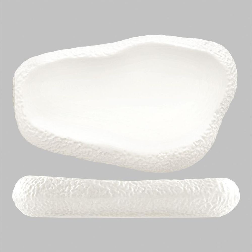 Блюдо для подачи 25,5*15 см h4,5 см Organic белое фарфор P.L. Proff Cuisine [2]