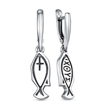 Серьги. Ихтис.