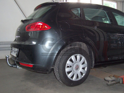 Оцинкованный фаркоп на SEAT Altea 2004-2015, SEAT Leon 2005-2013 (без электрики), Galia S074C