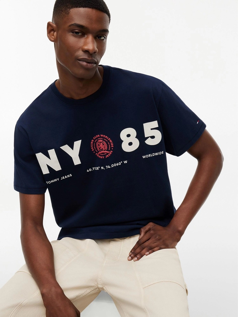 Футболка Tommy Jeans Relaxed Fit NY 85 Dark Navy
