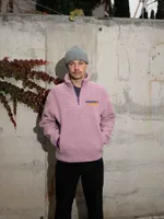 Толстовка Правда x Anteater Шерпа розовая