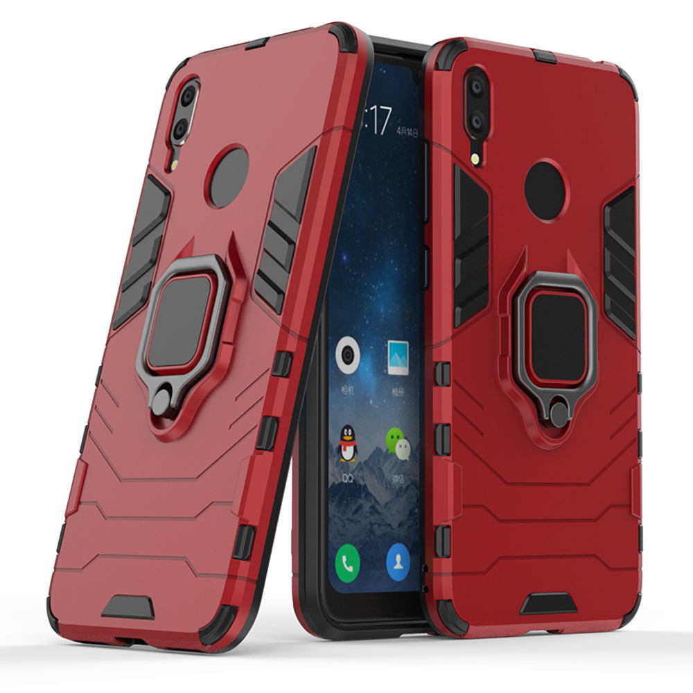 Противоударный чехол с кольцом Panther Case для Huawei Y7 (2019)