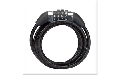 Замок XLC combination lock+spiral cable