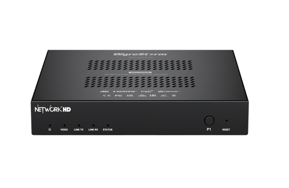 Wyrestorm NHD-600-E-RX - приёмник 4K@60 (4:4:4), AVoIP SDVoE (10 Гбит/с), HDMI 2.0, HDCP 2.3, аудио вход/выход, LAN, RS-232, ИК, PoE+ 802.3at