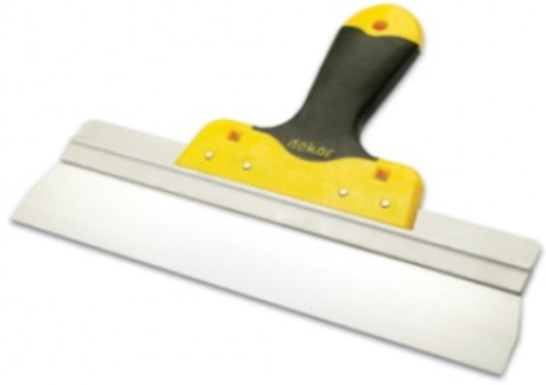 Шпатель фасадный 170 мм пружинная сталь с пластиковой ручкой Dekor 244