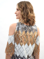 Платье женское в пайетках