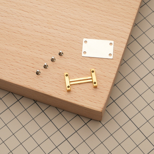 Маленькая пряжка под ремешок 17 мм а-ля HERMES, цвет золото, материал нержавеющая сталь